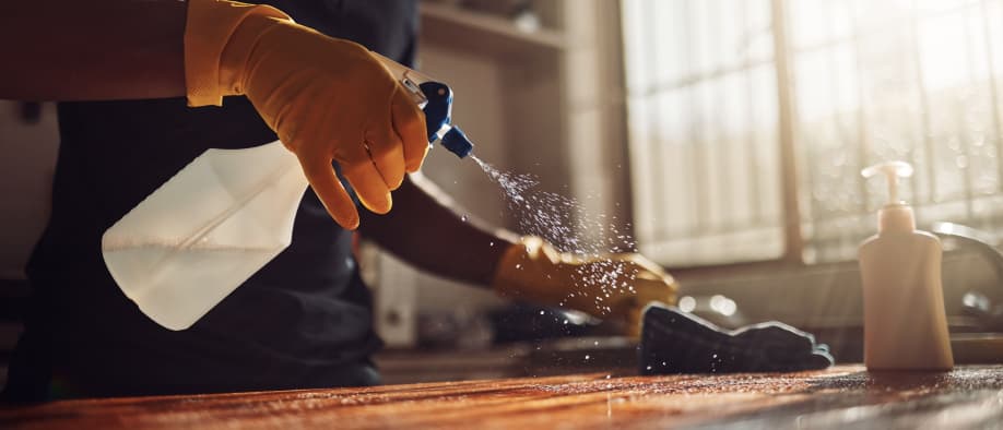 Countertop cleaning
